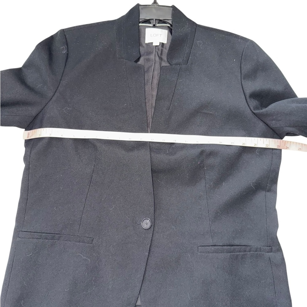 LOFT Classic Black Blazer Jacket Size 18 - Picture 4 of 6